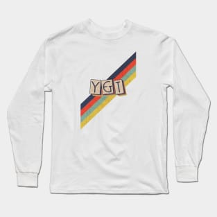 retro vintage color Y&T Long Sleeve T-Shirt